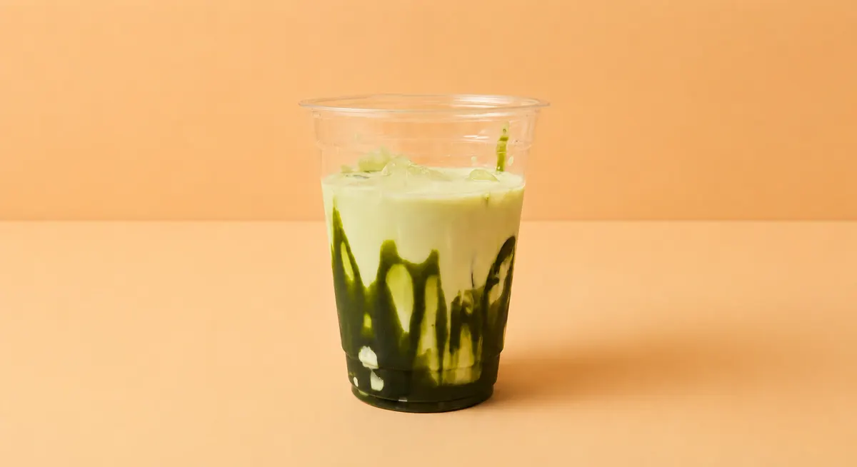 NEW YORK SAKURAYA のわらび餅抹茶オレ — 牛乳または豆乳から選択