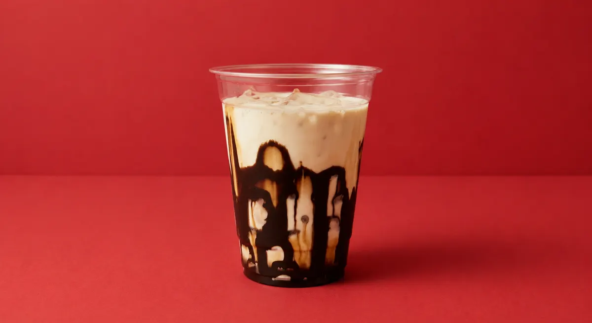 NEW YORK SAKURAYA のわらび餅ほうじ茶オレ — 牛乳または豆乳から選択